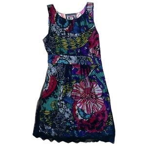 Desigual XS Cirque De Soleil Dress with Lace Overlay